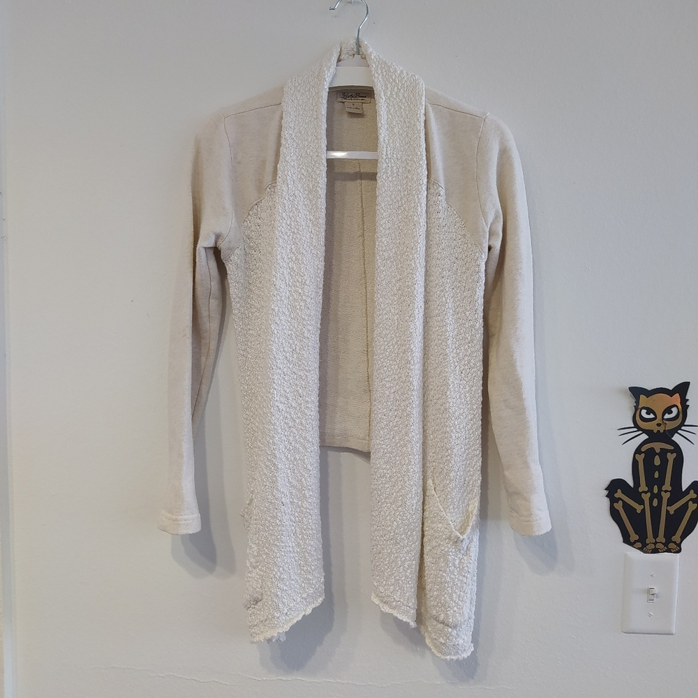 Lucky Brand Open Front Sweater Small